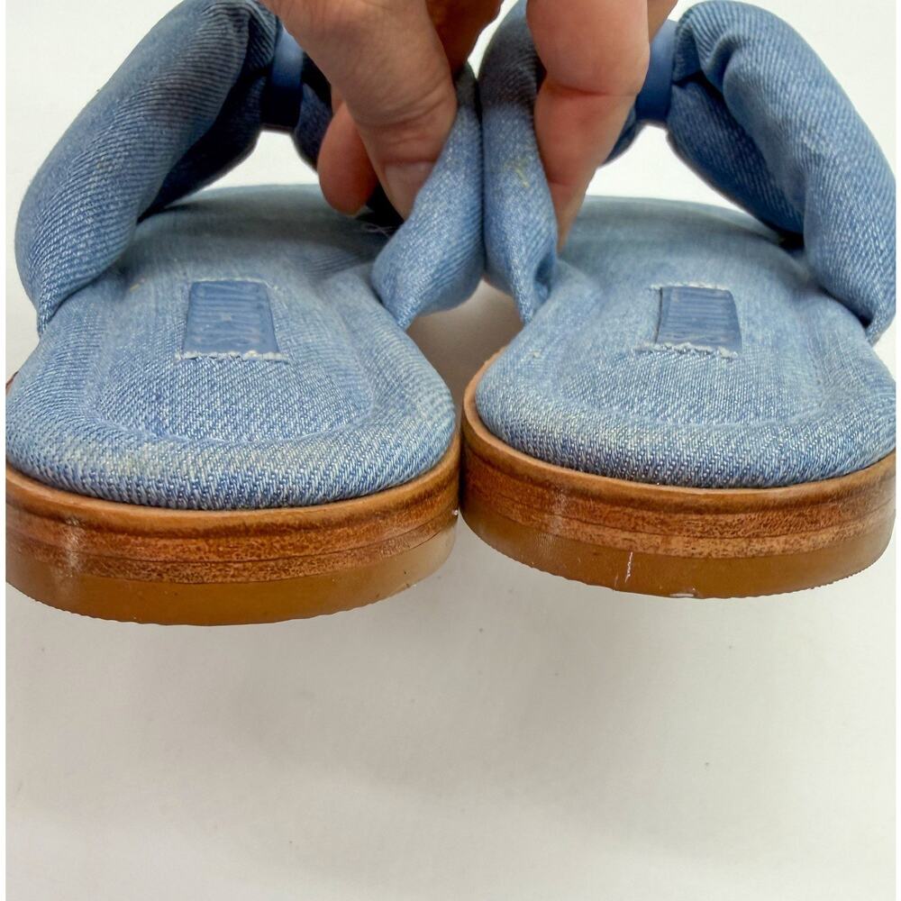 Schutz Fairy Casual Denim Sandal Size 6.5 B - Picture 7 of 9